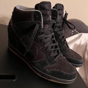 Black Nike Sneaker Wedges